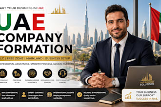 do uae company formation, llc free zone, business setup and business licensing