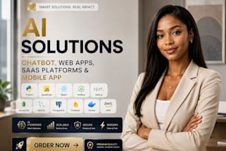 develop ai bots, ai apps, ai saas and ai website