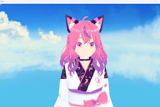 vrchat avatar, vtuber character , vroid , and 3d characters