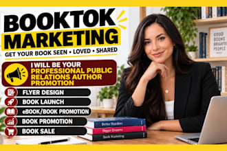do book promotion booktok marketing ebook promotion and book launch