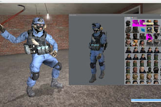 develop custom garrys mod addon port characters npcs and player models