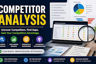 do competitor analysis and market research