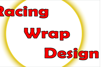 do racing car wrap design for you