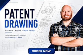 create patent drawings, patent illustrations and uspto compliant drawings