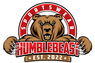design modern creative bear logo