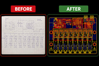 review and fix your pcb layout, kicad, altium, schematic, drc error pcb design