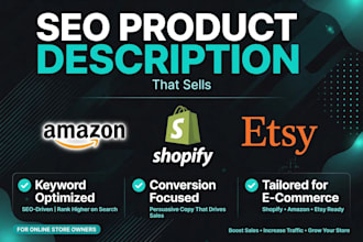 write SEO product description for store