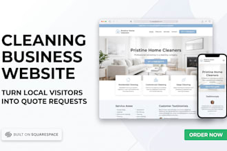 build squarespace lead generating website for your cleaning business redesign