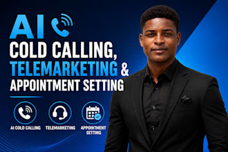 do ai cold calling, telemarketing and appointment setting vicidial viop setup