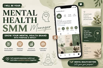 social media marketing manager mental health therapy and psychology