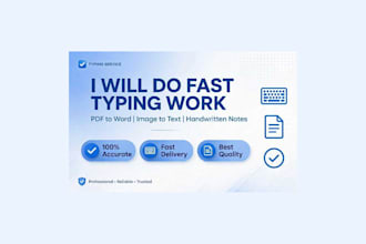 do data entry and typing work