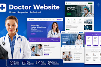 build healthcare, therapy website for doctor on wordpress