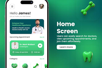 develop a telemedicine telehealth healthcare app with doctor appointment booking