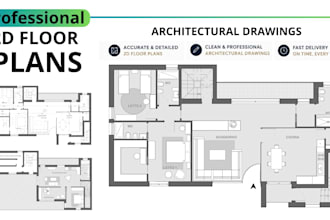 create professional 2d floorplans and architectural drawings