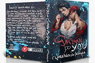 create a wattpad book cover for you
