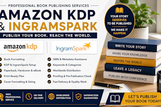 publish paperback hardcover and ebook on amazon KDP