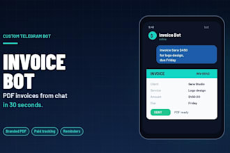 build ai invoice processing bot with telegram and airtable