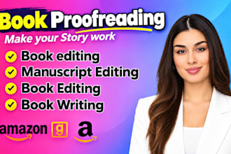 professionally proofread your book, ebook, or manuscript