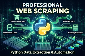 build a custom python web scraper to extract data