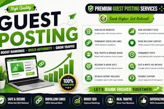 write and publish SEO guest post