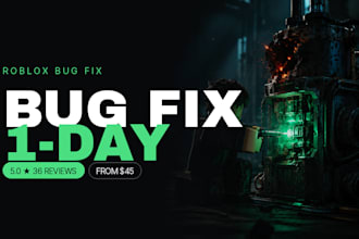 fix bugs and errors in your roblox game scripts in luau