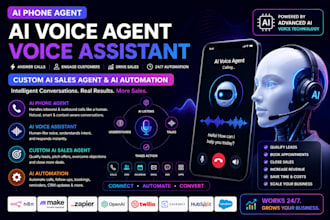 ai phone agent voice assistant ai voice agent custom ai sale agent ai automation