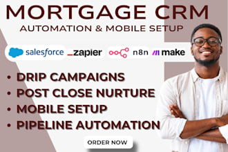 setup resimpli CRM  for real estate mortgage CRM automation setup salesforce pos