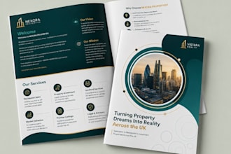 do a commercial real estate offering memorandum, om brochure or property flyer