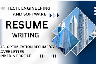 provide a professional engineering resume and CV writing