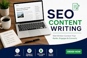 write SEO friendly tech and ai blog content