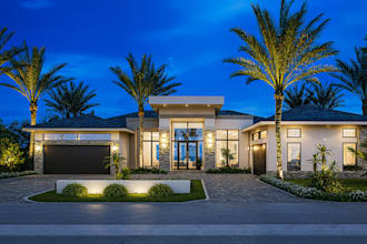 render realistic 3d residential house exteriors