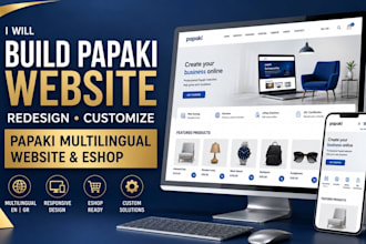 build papaki website redesign customize papaki multilingual website and eshop