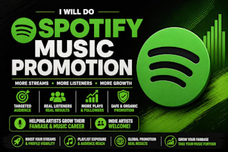 do professional spotify music promotion