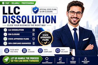 dissolve your llc, llc amendment, ein cancellation, llc creation, delaware llc