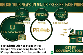 publish your news article on prnewswire pr web google news indexed press release