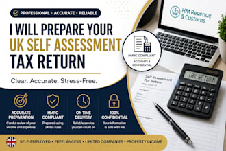 prepare your UK self assessment tax return