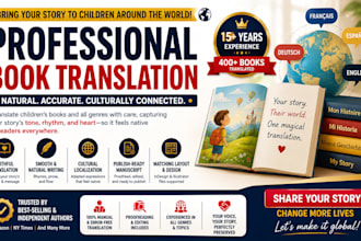 do book translation, translate your book into french, spanish, english