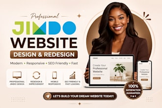 design, redesign and customize a professional jimdo website