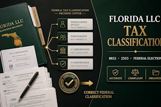determine and file your florida llc correct federal tax classification