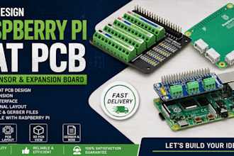 design raspberry pi hat pcb gpio sensor and expansion board