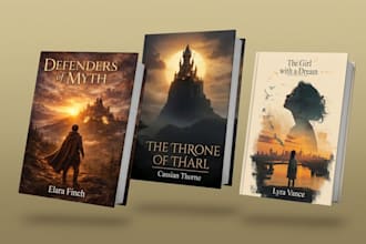 design professional book cover, ebook cover, romance book cover