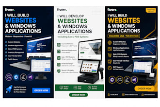 build custom websites and windows desktop applications
