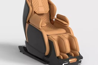 help manufacturer with cad product render, industrial body massage chair design