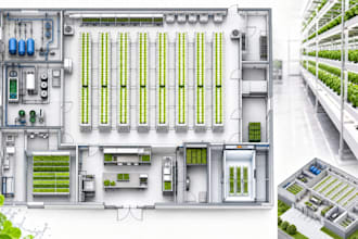 design hydroponic vertical farm layout