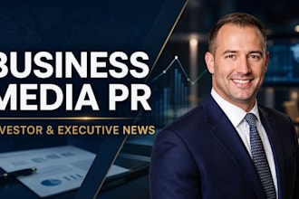 pitch investor and executive news to targeted business media journalists
