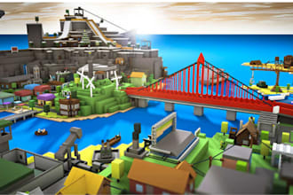 build custom roblox maps, environments, 3d models and game worlds