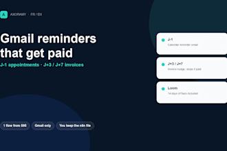 stop no shows and unpaid invoice reminder emails
