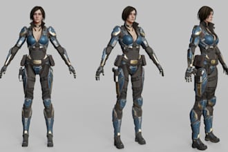 3d modular character, nsfw 3d model, vrm model, elf model, daz model, 3d zbrush