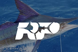 do fishing brands logo design