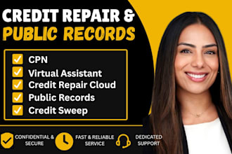 research public records and organize findings